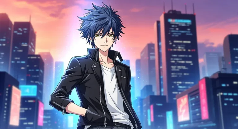 anime boy hd vivid display wallpaper