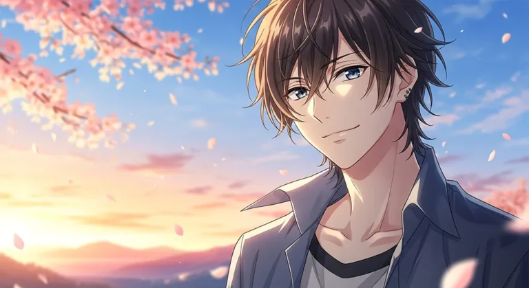 Handsome anime boy art for PC