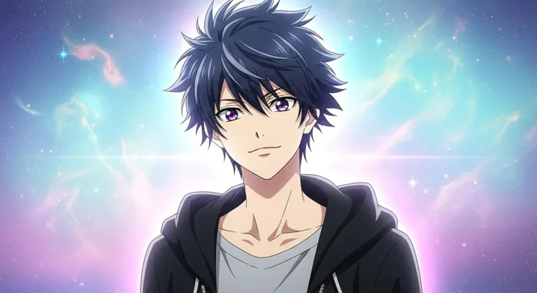 Anime boy wallpaper in anime style