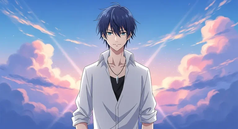 Stylish anime boy desktop wallpaper for PC