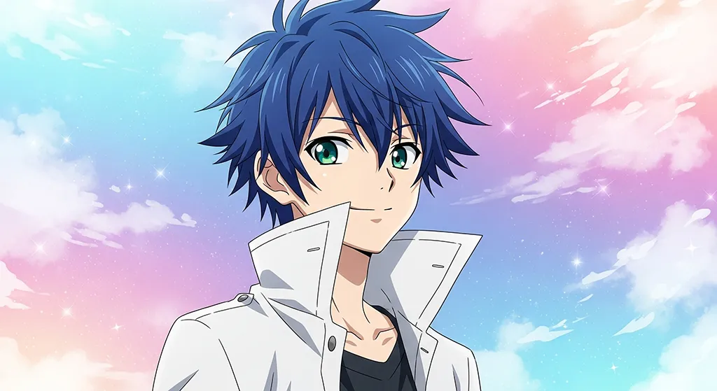 Cool anime boy illustration for laptop wallpaper 4k