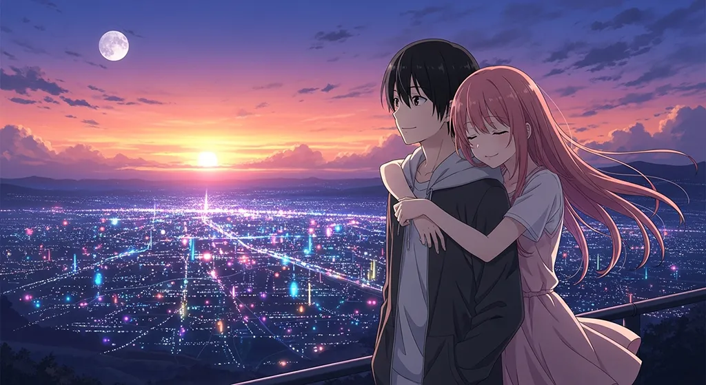 Anime lovers art for desktop PC wallpaper