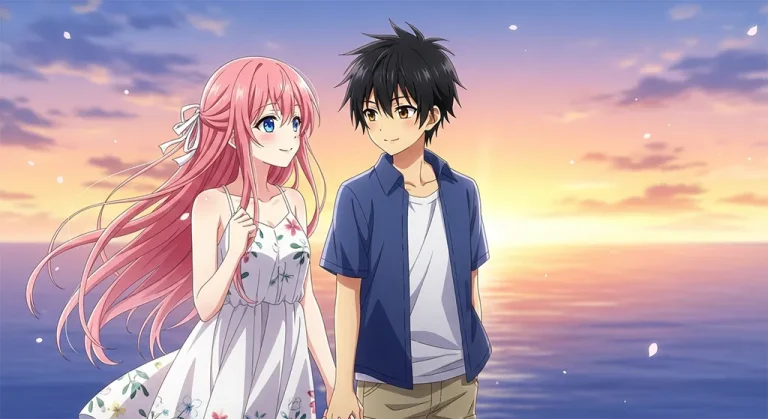 Romantic wallpaper anime for laptop screens