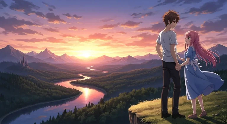 Desktop anime love wallpaper