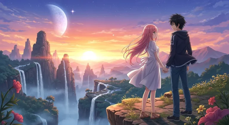 Romantic couple wallpaper for laptop screen