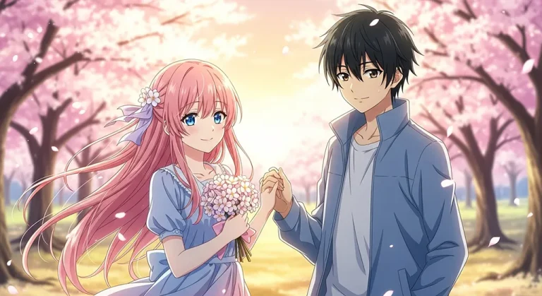 Cute couple wallpaper anime for desktop PC