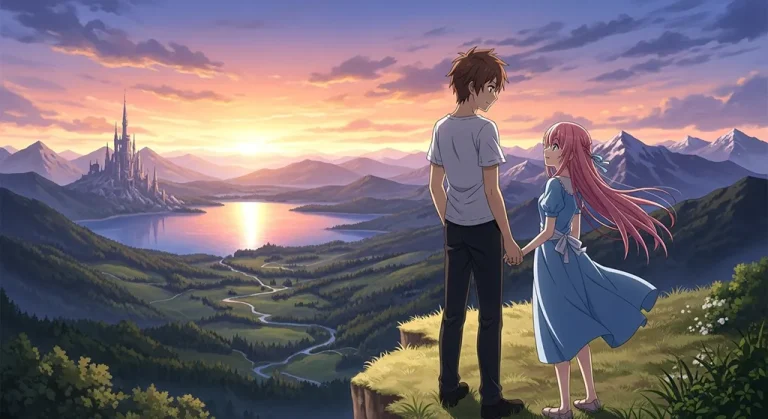 Love anime wallpaper for desktop PC