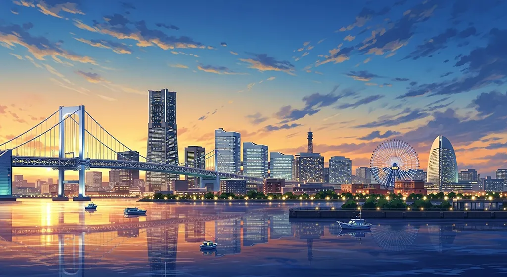 aesthetic Tokyo cityscape for desktop PCs