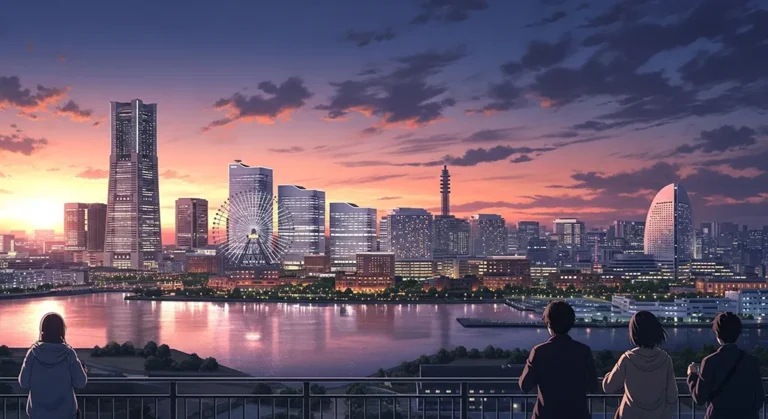 awesome anime street neon background for laptops