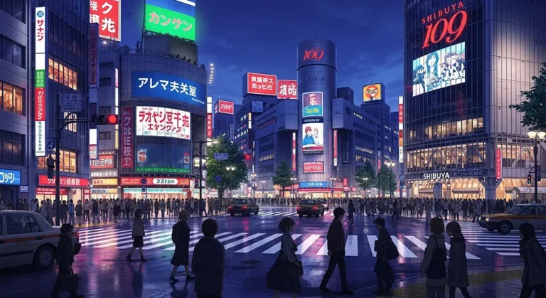 cool futuristic street scene for desktop PCs