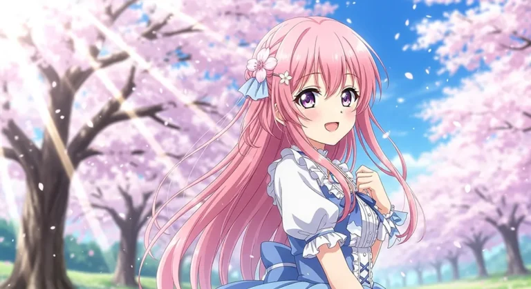 Elegant anime girl wallpaper for PCs
