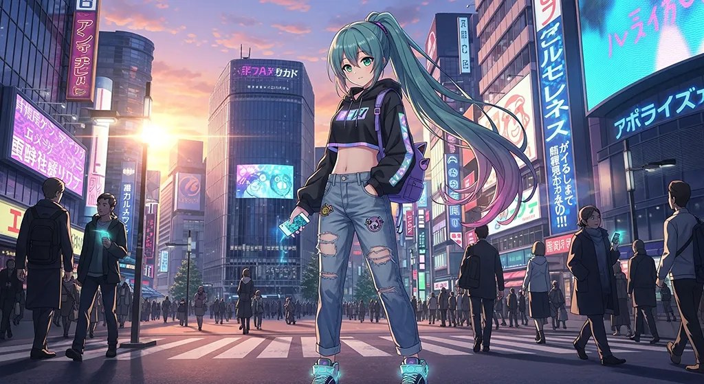 HD anime girl wallpaper for laptops