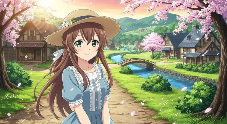 Cool anime girl wallpaper for desktop