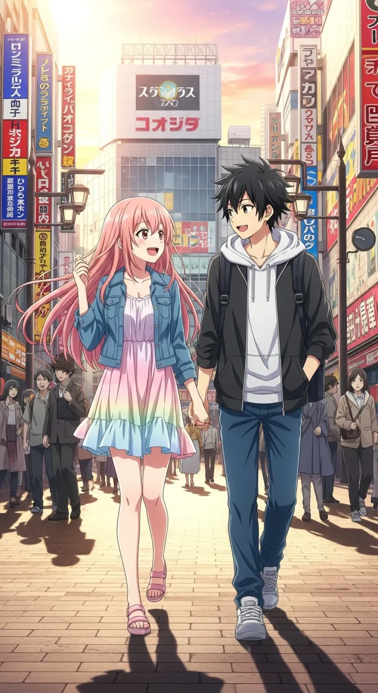 Stunning anime couple 4K wallpapers for your mobile.