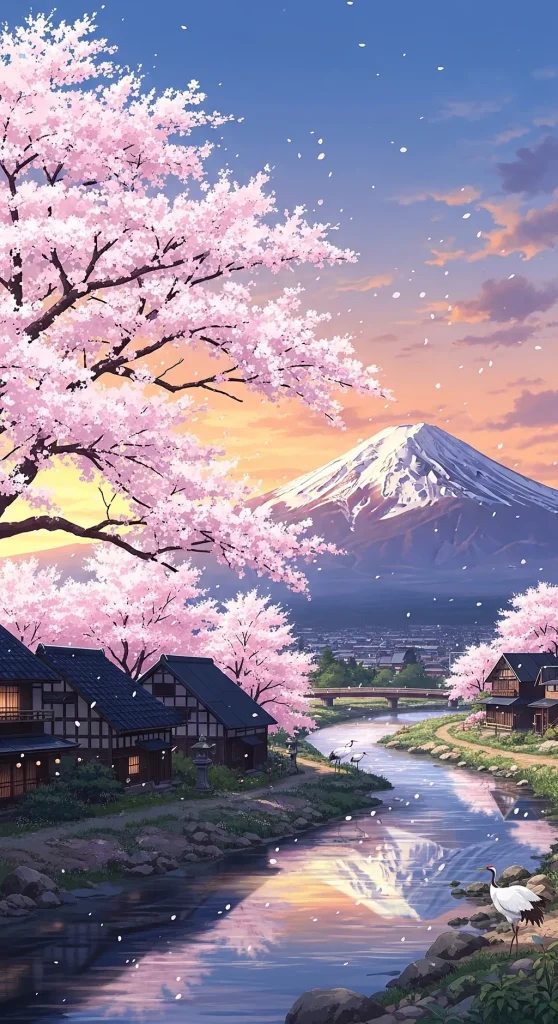 Unique anime-themed wallpaper for mobile phones