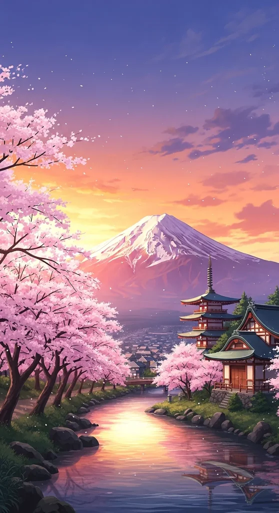 Dynamic anime mobile wallpaper for energetic themes