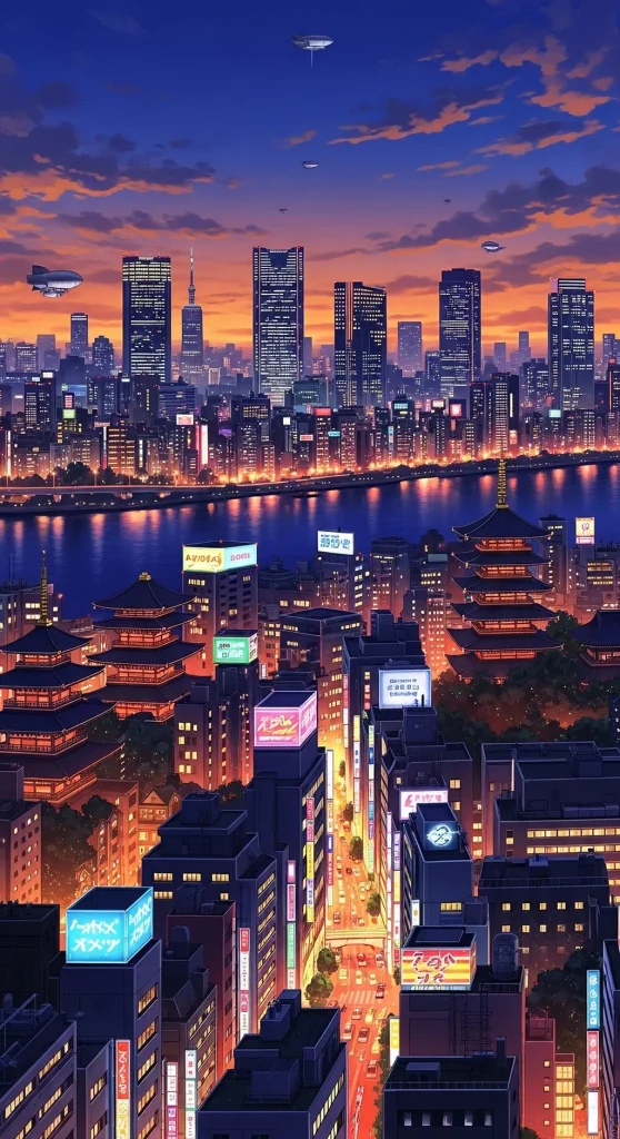 Action-packed anime-themed wallpaper for smartphones
