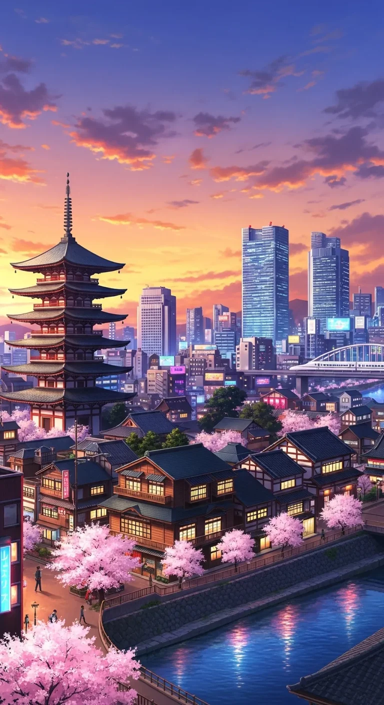 Cool and trendy anime wallpaper for mobile phone backgrounds