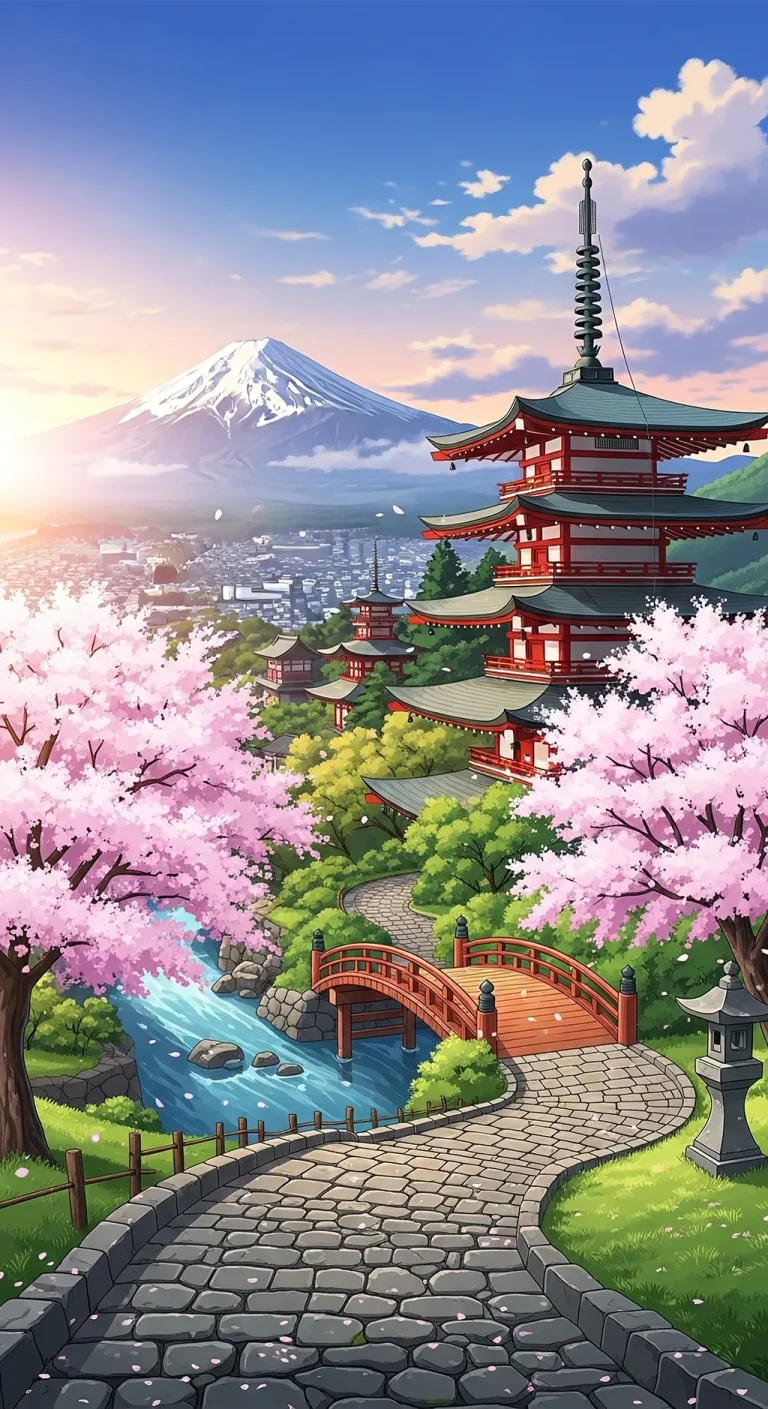 Cute anime phone wallpaper with pastel designs