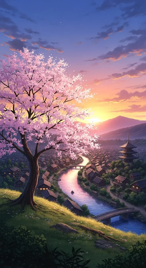 Vibrant and detailed anime wallpaper for mobile backgrounds