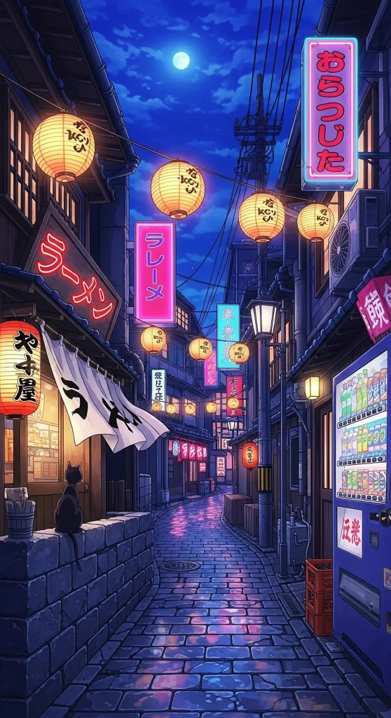 HD anime-themed mobile wallpaper for phone screens
