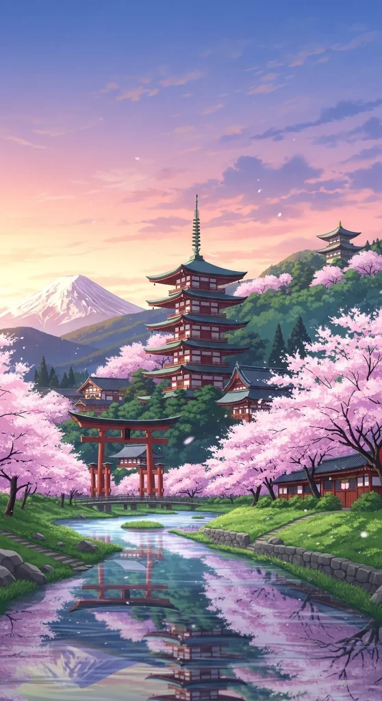 High-quality anime mobile wallpaper with iconic scenes
