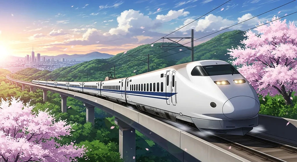 Cute anime train wallpaper for computers