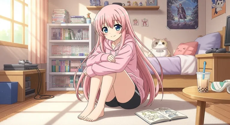 cute anime girl wallpaper 4k for desktop pc