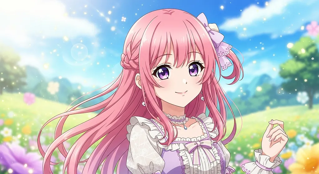 cute anime girl aesthetic soft wallpaper desktop pc