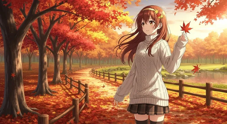 sweet anime girl wallpaper in hd for desktop pc