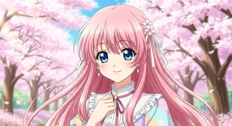 cute anime girl 4k desktop pc background