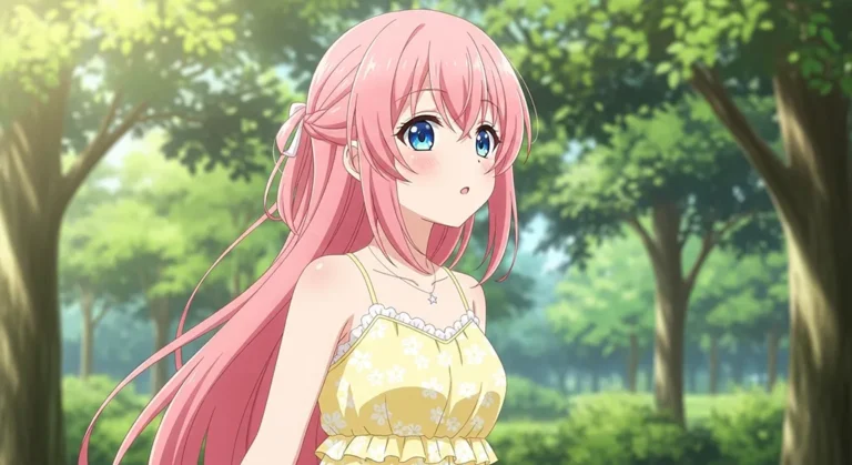 cute anime girl pastel mood wallpaper for desktop pc