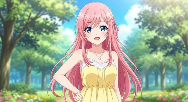 adorable anime girl desktop pc background