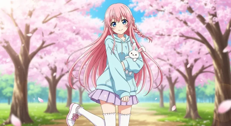 cute anime girl silhouette wallpaper desktop pc