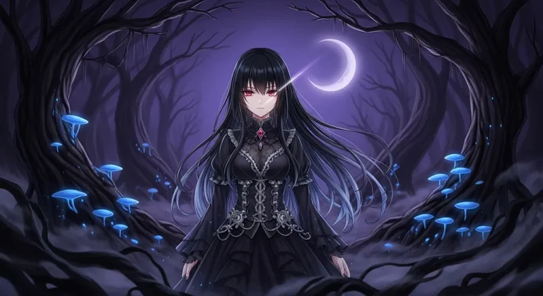 fantasy full hd dark anime girl theme for ultra hd monitor