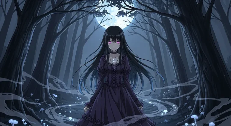 aesthetic high resolution dark anime girl aesthetic wallpaper for laptop