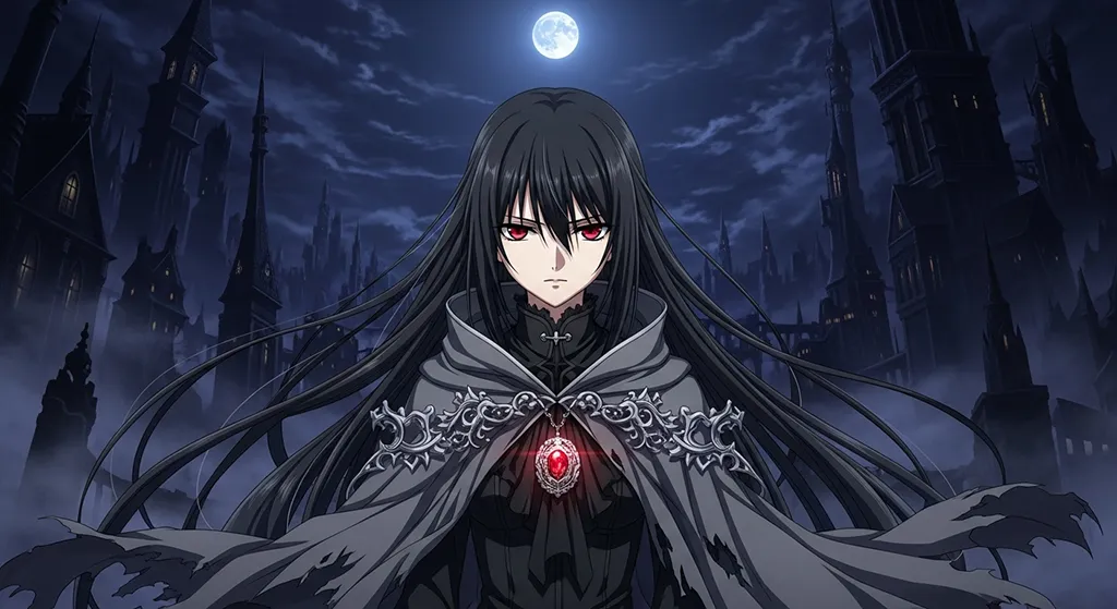 moody full hd dark anime girl wallpaper for desktop pc