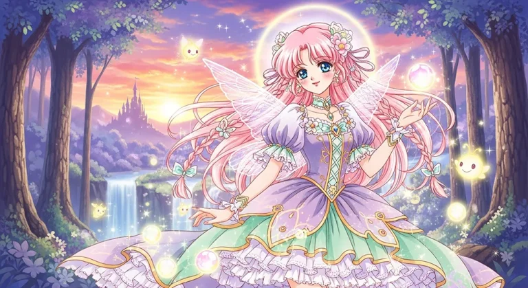 dream anime girl 8k wallpaper for desktop pc