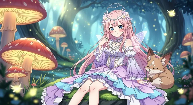 dream anime girl 8k background for laptop