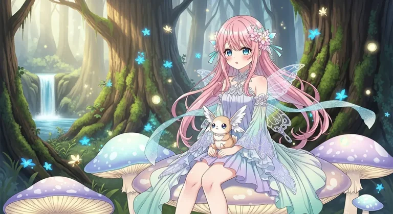 dream anime girl full hd aesthetic wallpaper for windows pc