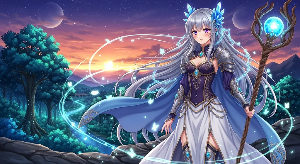 fairy anime girl 4k background for laptop