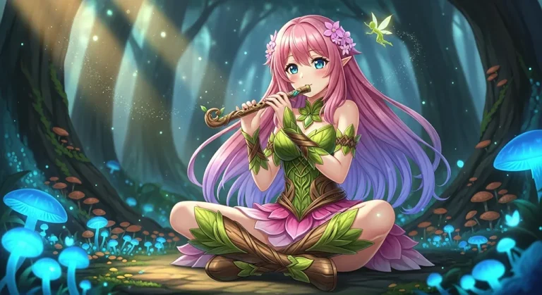 fairy anime girl 4k desktop theme for mac