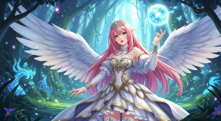 fairy anime girl hd wallpaper for desktop pc