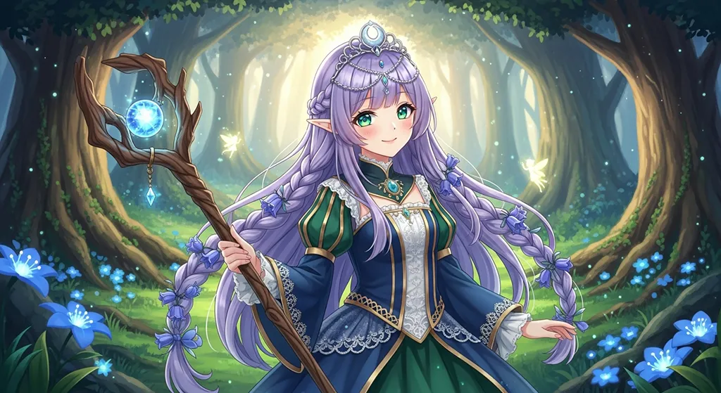 fairy anime girl hd background for laptop