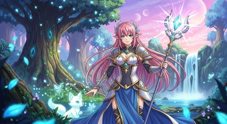 fairy anime girl hd aesthetic wallpaper for windows pc