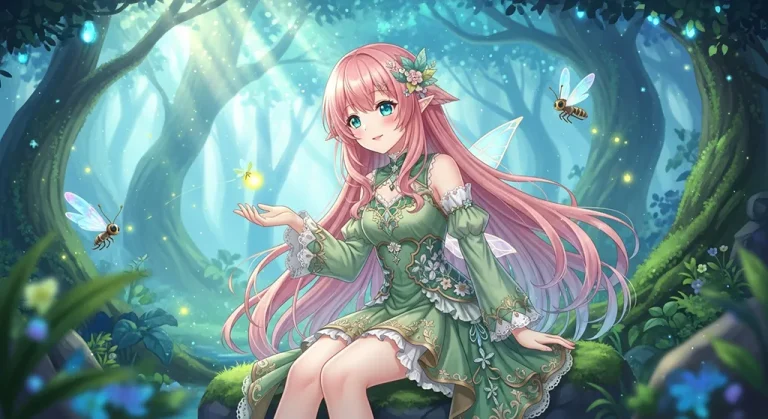 fantasy anime girl 8k fantasy art for gaming pc