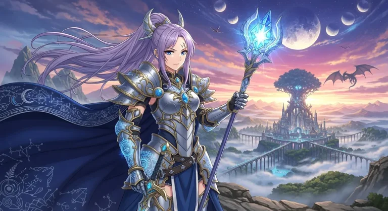 fantasy anime girl high resolution background for laptop