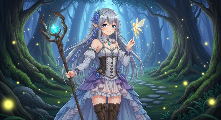 fantasy anime girl high resolution desktop theme for mac