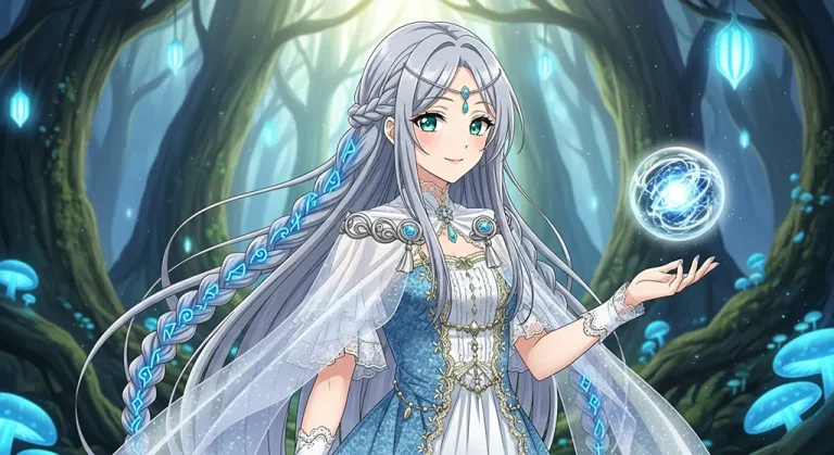 magical anime girl 4k aesthetic wallpaper for windows pc