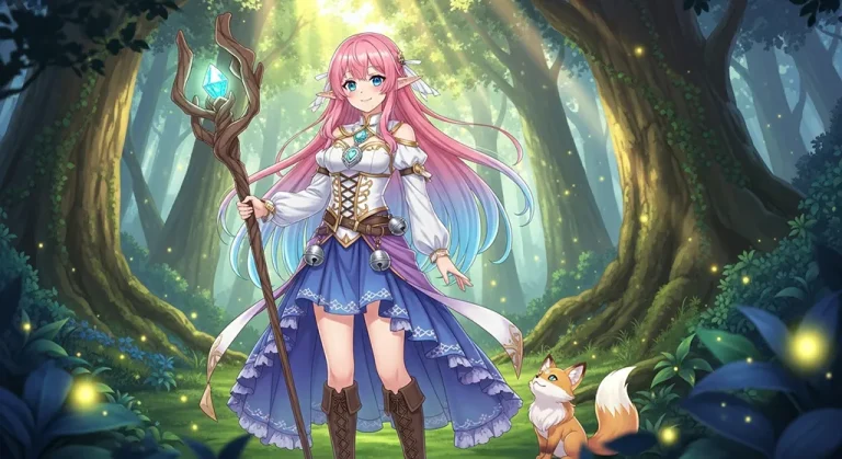 magical anime girl ultra hd background for laptop